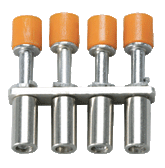 SHORTING LINKS FEED THROUGH TERMINAL BLOCKS 2.5mm sq CA741-10